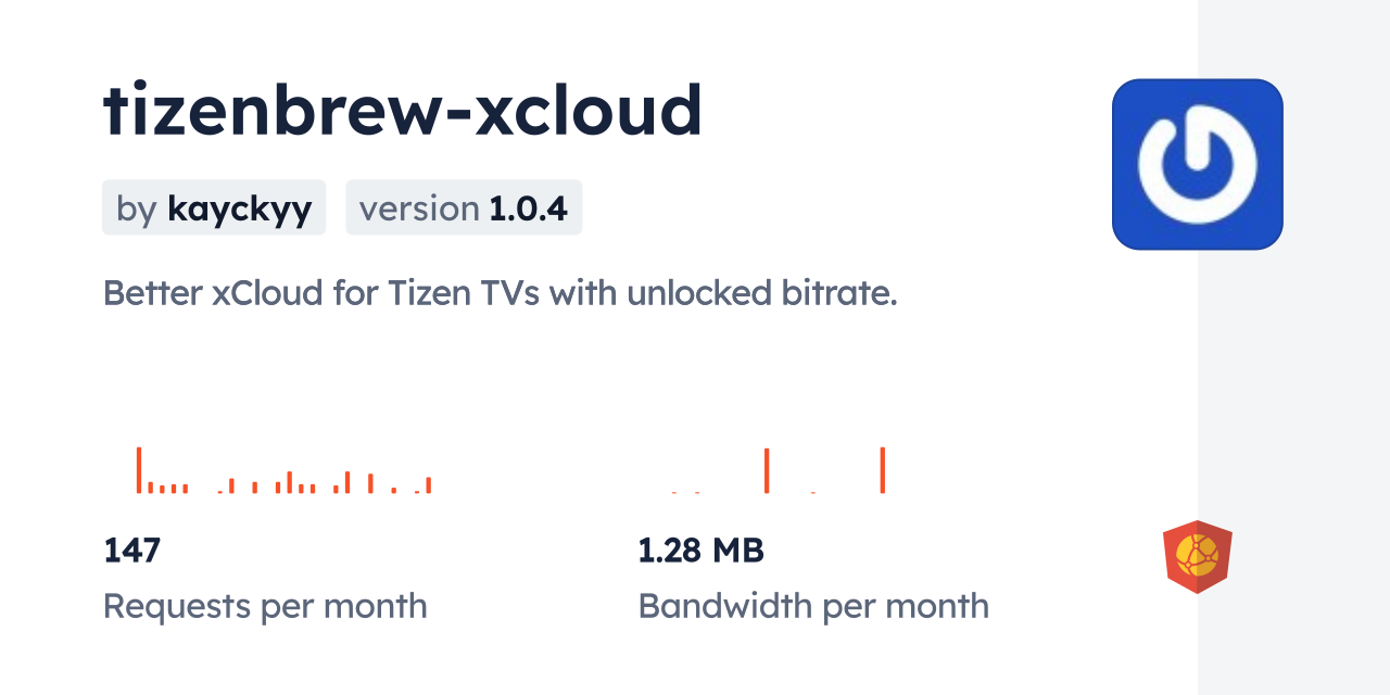 tizenbrew-xcloud CDN by jsDelivr - A CDN for npm and GitHub