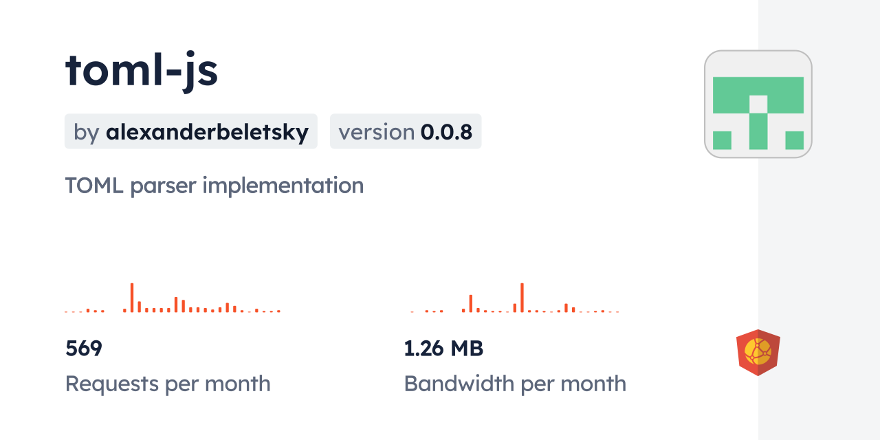 toml-js CDN by jsDelivr - A CDN for npm and GitHub