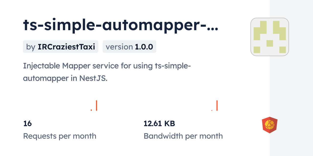 ts-simple-automapper-nestjs CDN by jsDelivr - A CDN for npm and GitHub