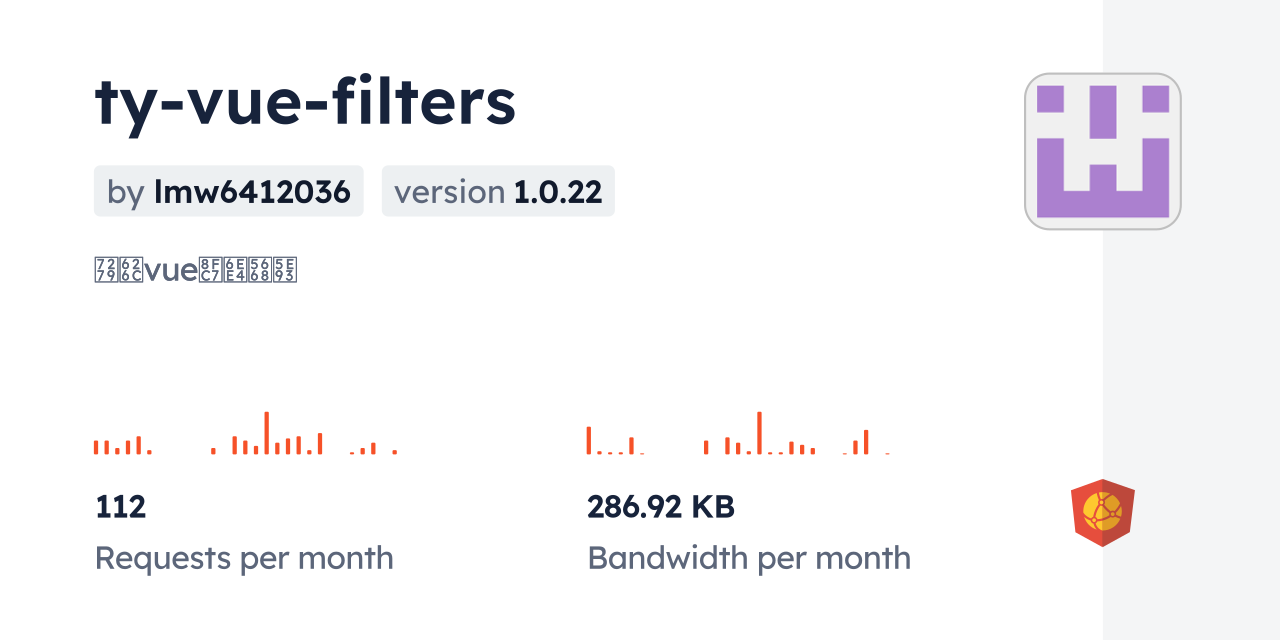 ty-vue-filters CDN by jsDelivr - A CDN for npm and GitHub