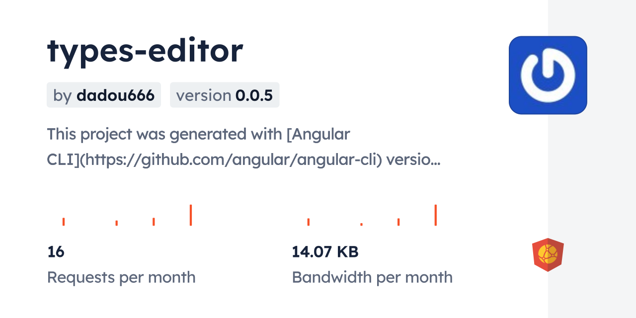 types-editor CDN by jsDelivr - A CDN for npm and GitHub