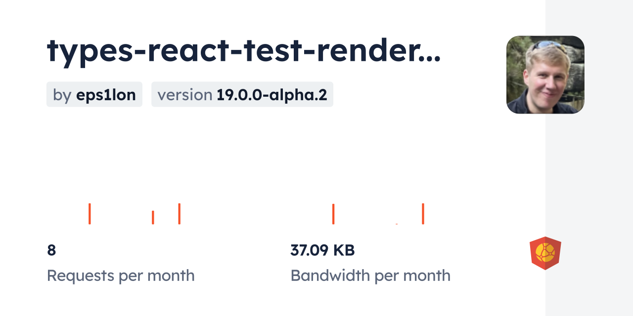 types-react-test-renderer CDN by jsDelivr - A CDN for npm and GitHub