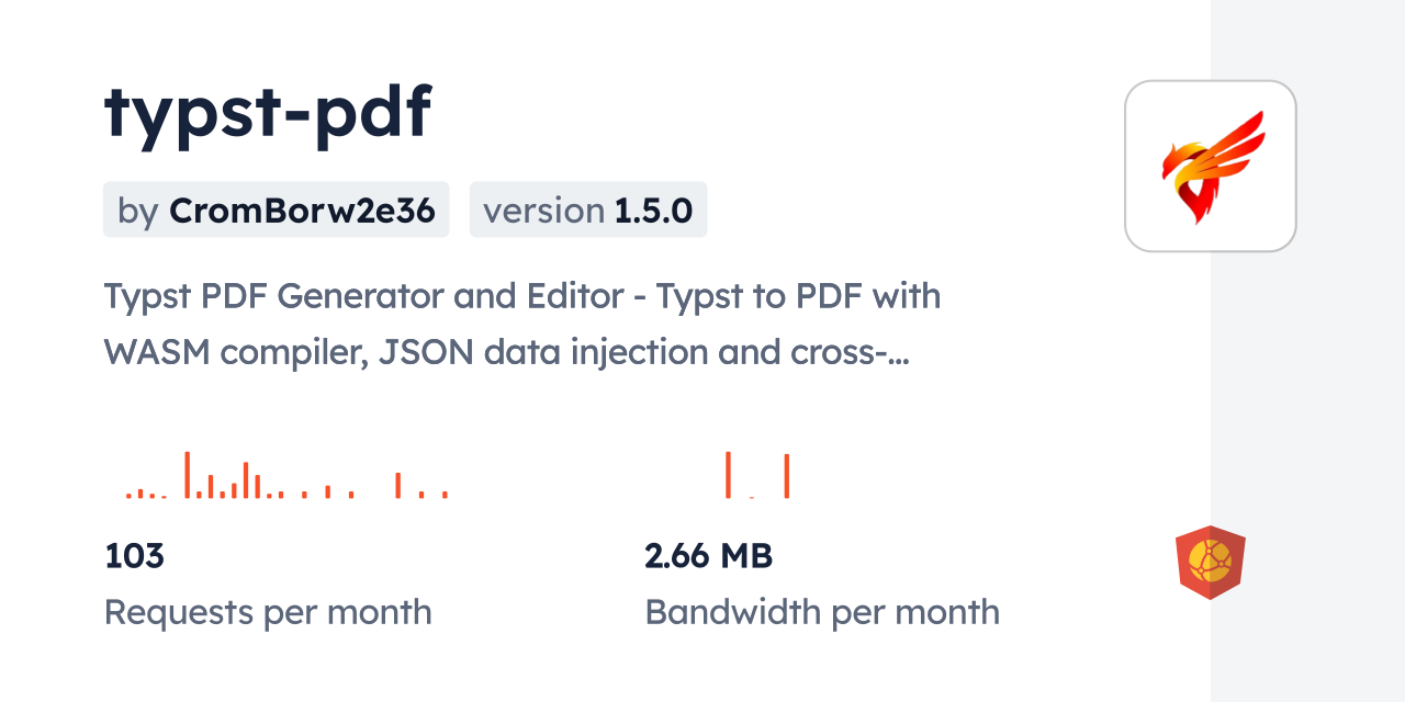 typst-pdf CDN by jsDelivr - A CDN for npm and GitHub