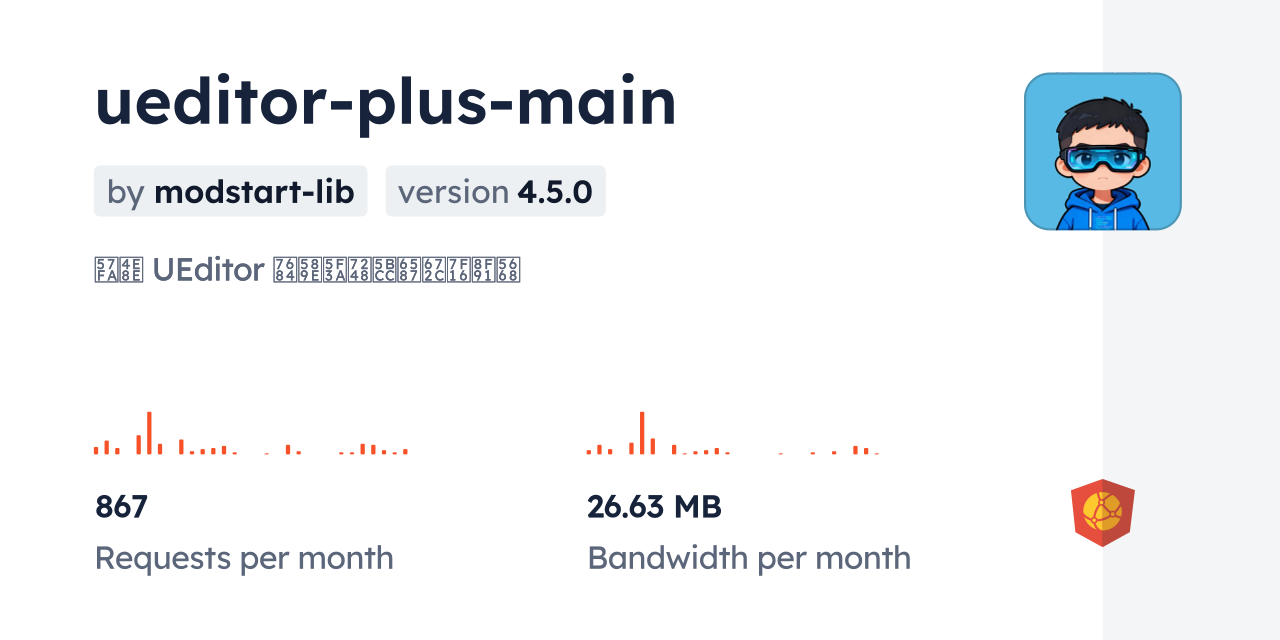 ueditor-plus-main CDN by jsDelivr - A CDN for npm and GitHub
