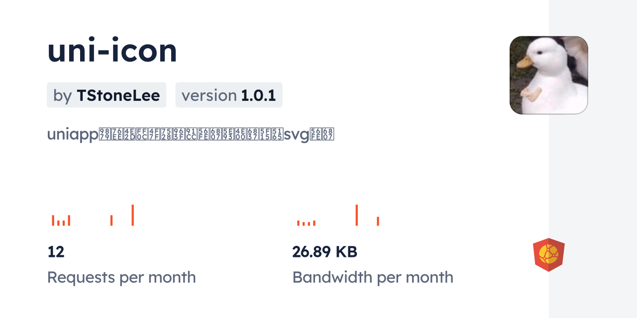uni-icon CDN by jsDelivr - A CDN for npm and GitHub