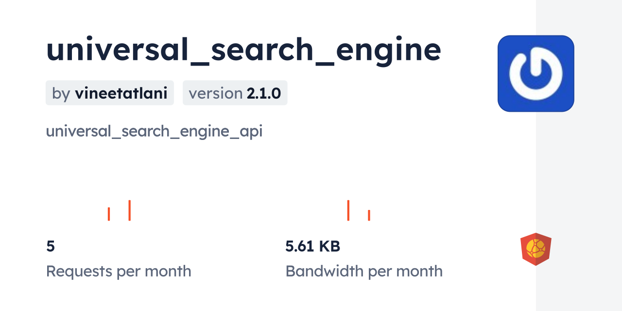 universal_search_engine CDN by jsDelivr - A CDN for npm and GitHub