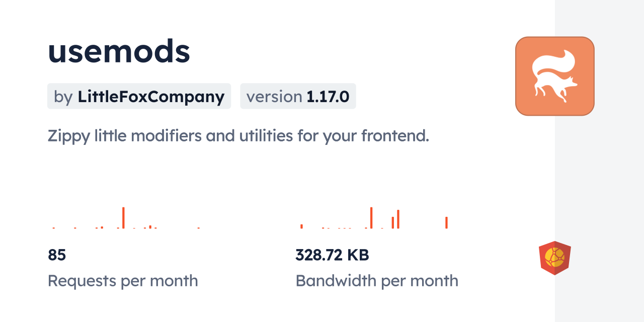 usemods CDN by jsDelivr - A CDN for npm and GitHub