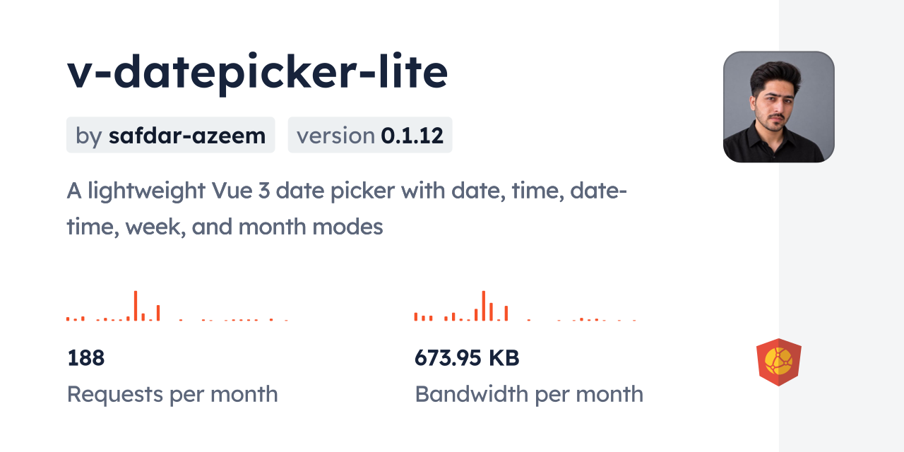 v-datepicker-lite CDN by jsDelivr - A CDN for npm and GitHub