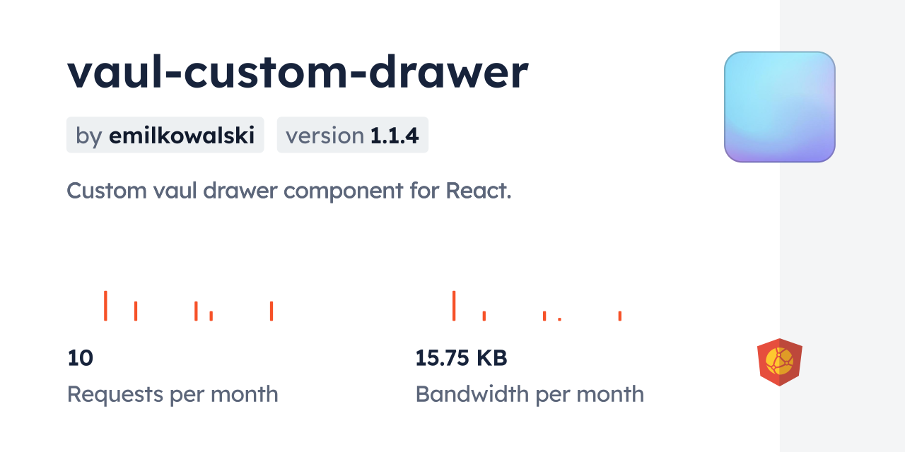 vaul-custom-drawer CDN by jsDelivr - A CDN for npm and GitHub