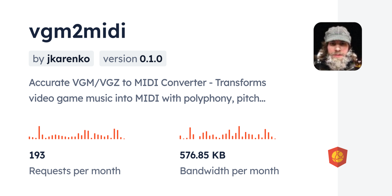 vgm2midi CDN by jsDelivr - A CDN for npm and GitHub