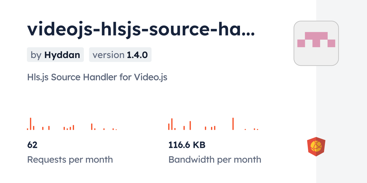 videojs-hlsjs-source-handler CDN by jsDelivr - A CDN for npm and GitHub