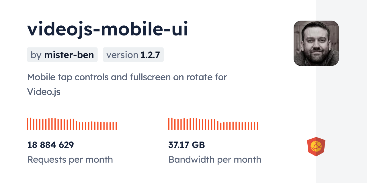 videojs-mobile-ui CDN by jsDelivr - A CDN for npm and GitHub
