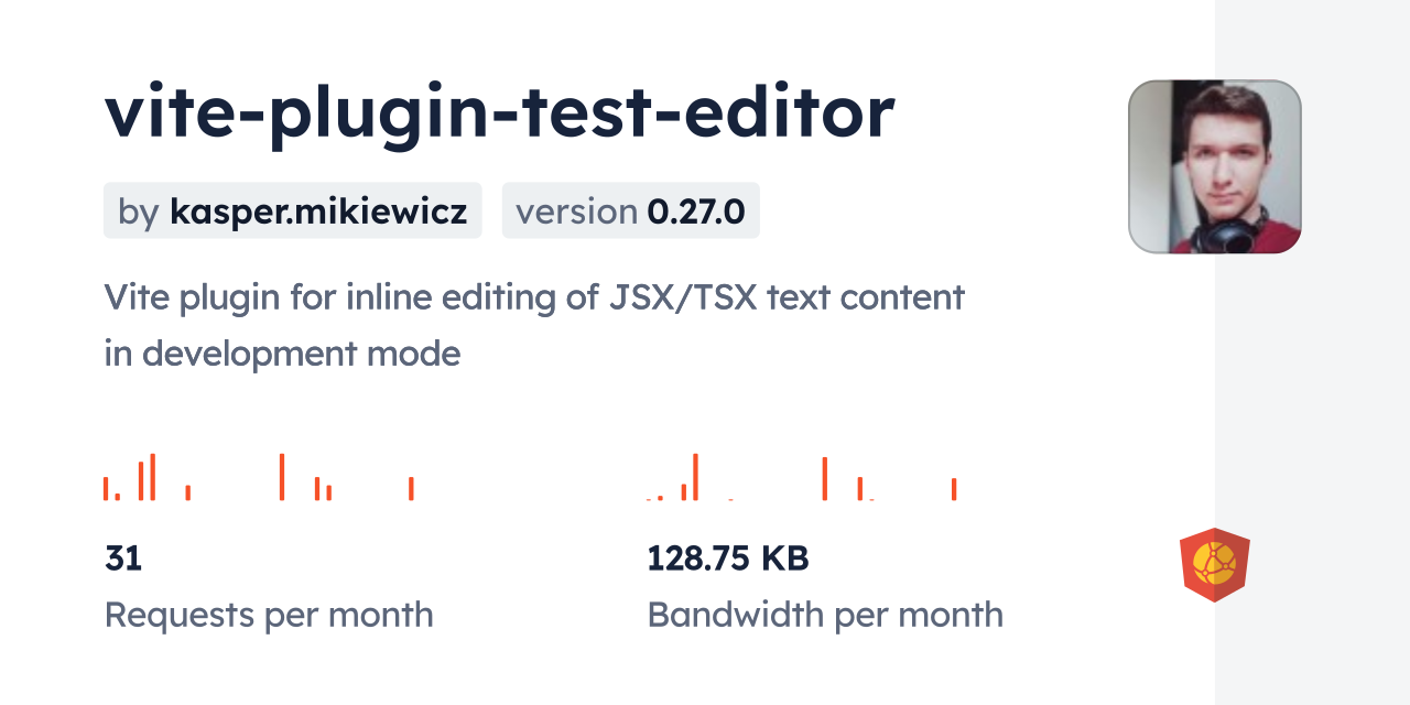 vite-plugin-test-editor CDN by jsDelivr - A CDN for npm and GitHub