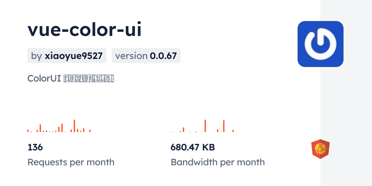 vue-color-ui CDN by jsDelivr - A CDN for npm and GitHub