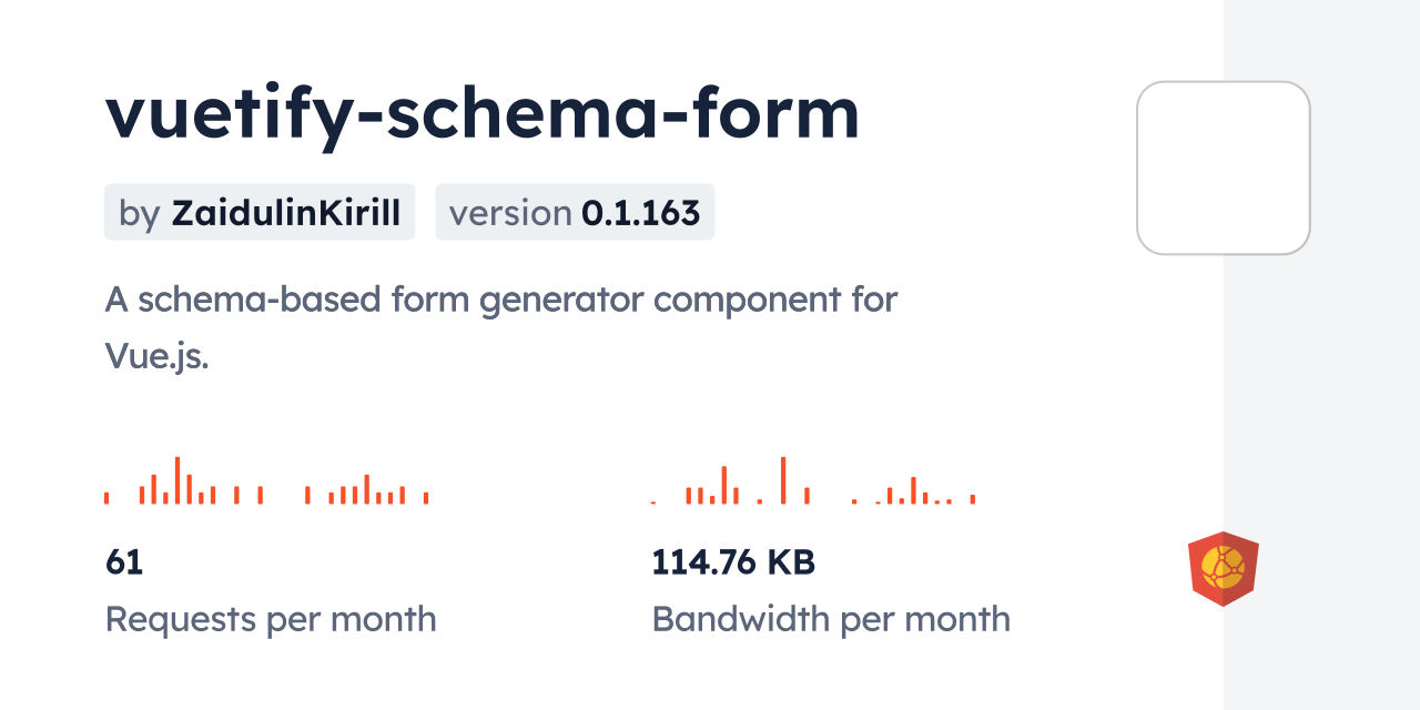vuetify-schema-form CDN by jsDelivr - A CDN for npm and GitHub