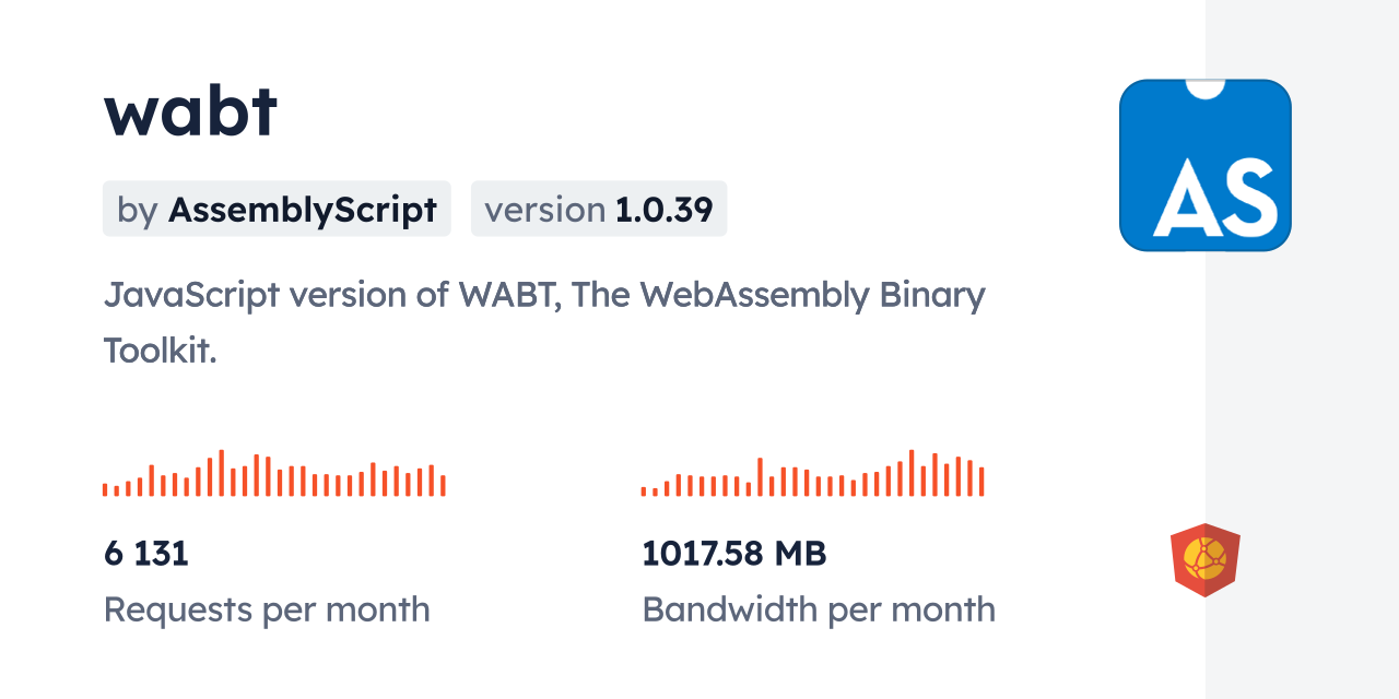 wabt CDN by jsDelivr - A CDN for npm and GitHub