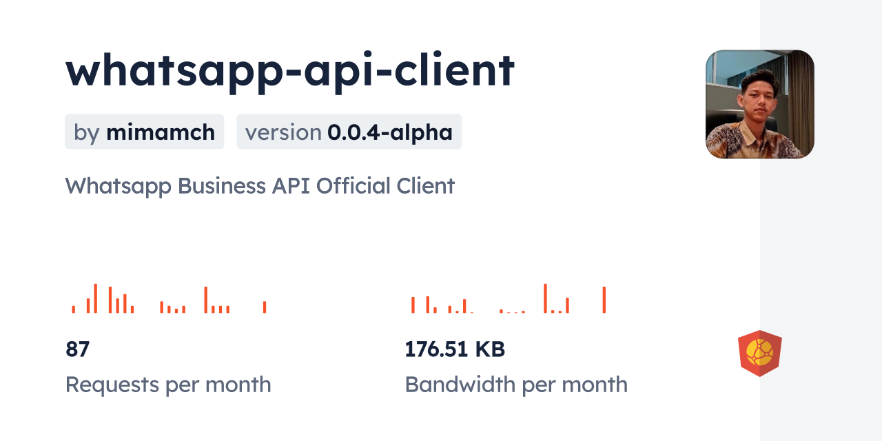 whatsapp-api-client CDN by jsDelivr - A CDN for npm and GitHub