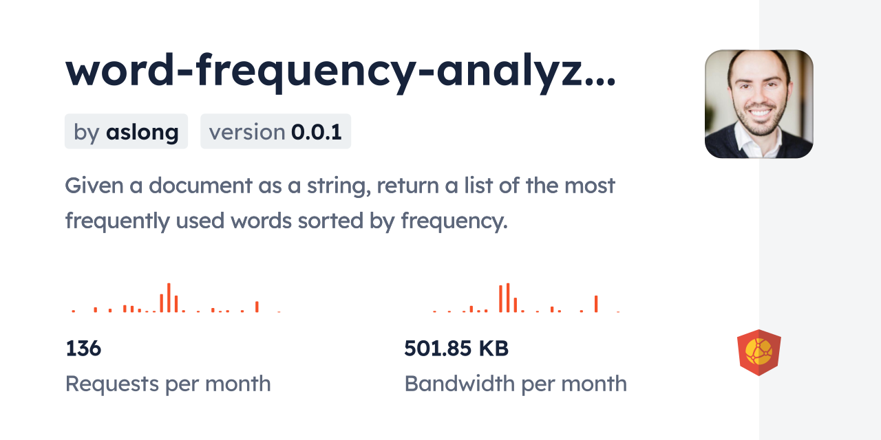 word-frequency-analyzer CDN by jsDelivr - A CDN for npm and GitHub