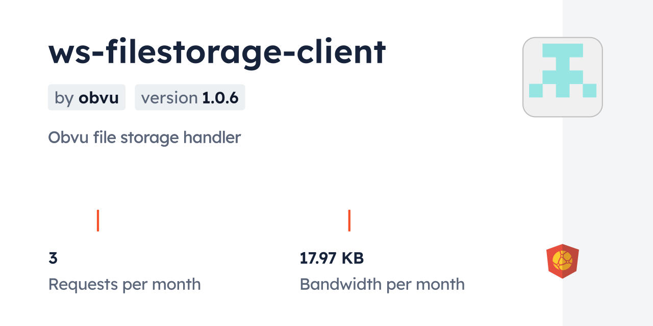 ws-filestorage-client CDN by jsDelivr - A CDN for npm and GitHub