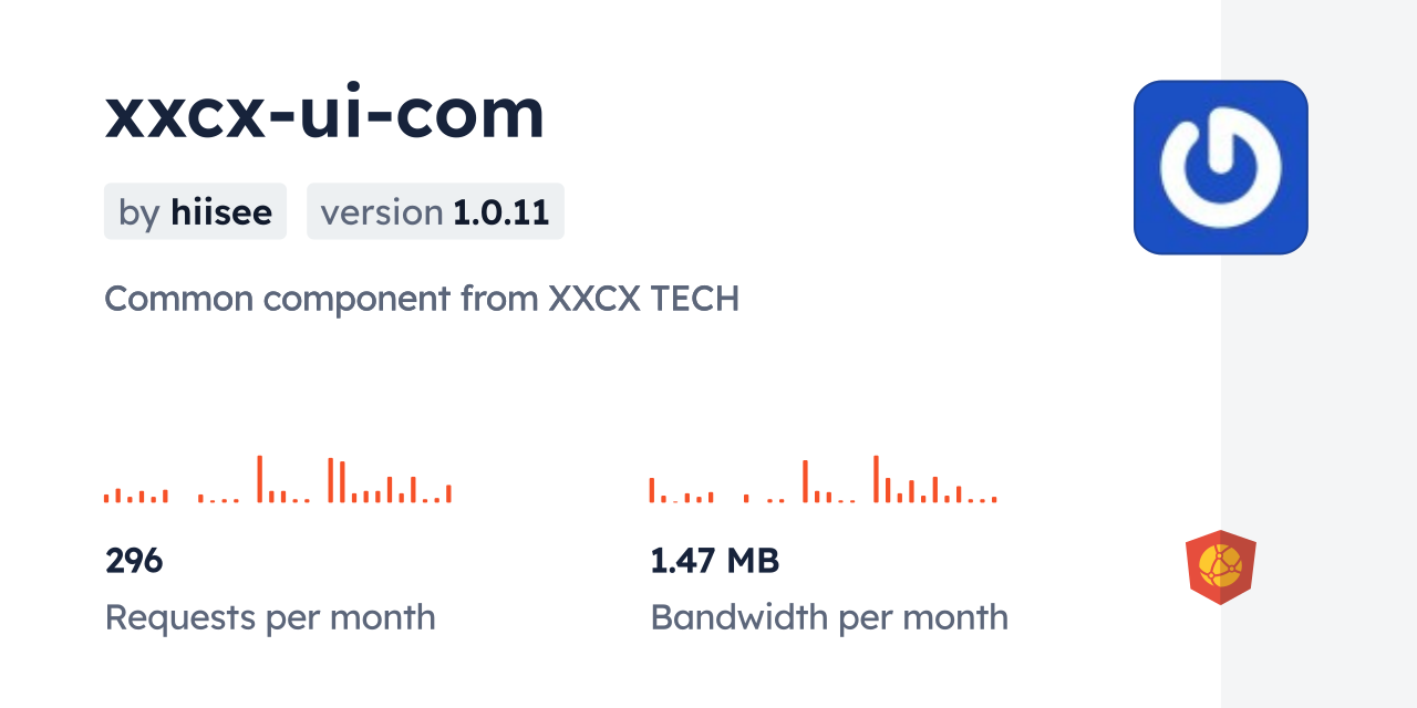 xxcx-ui-com CDN by jsDelivr - A CDN for npm and GitHub