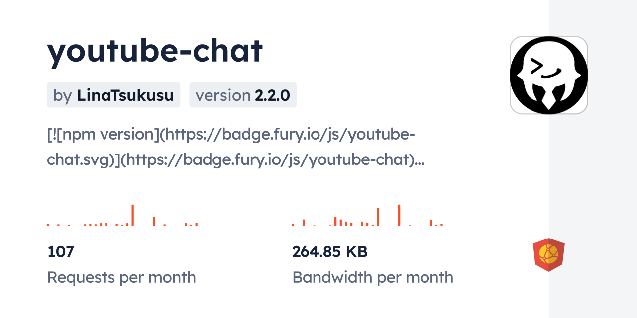 youtube-chat CDN by jsDelivr - A CDN for npm and GitHub