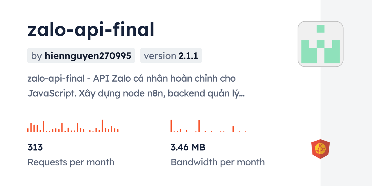 zalo-api-final CDN by jsDelivr - A CDN for npm and GitHub