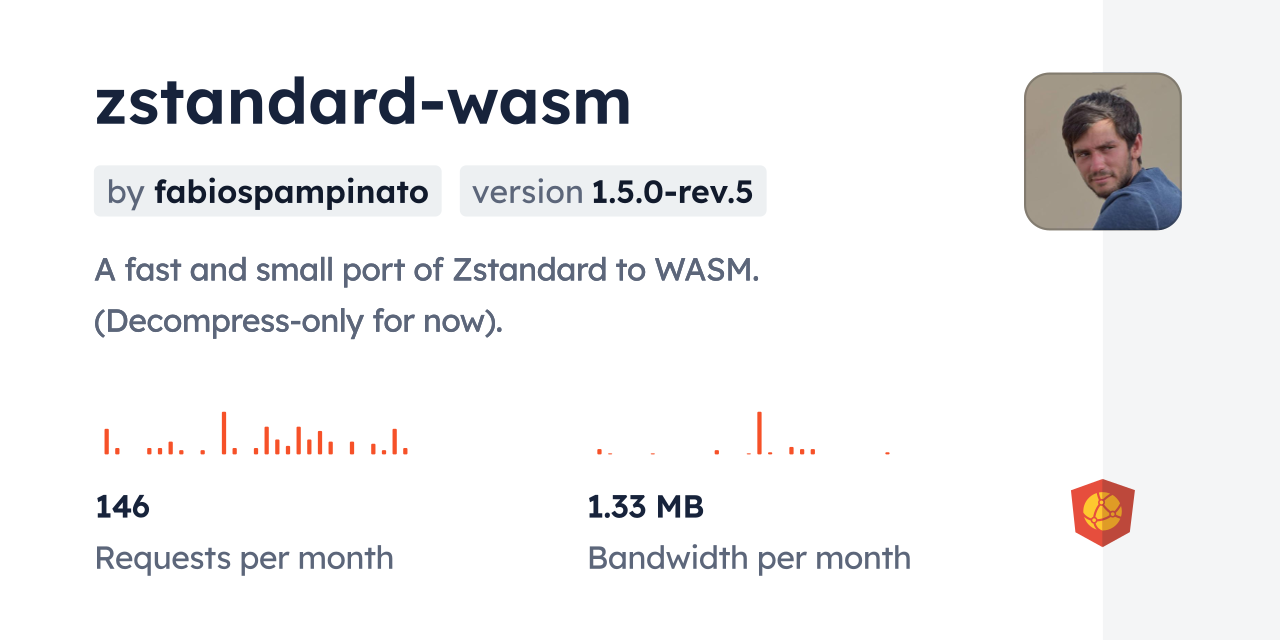 zstandard-wasm CDN by jsDelivr - A CDN for npm and GitHub